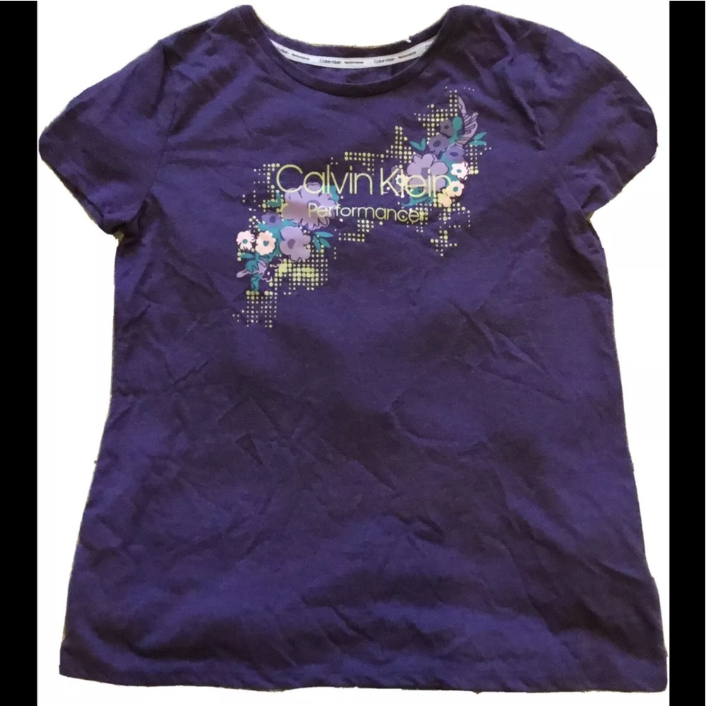 CALVIN KLEIN Girls size 16 PERFORMANCE SHIRT NEW